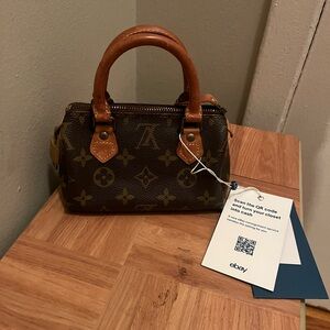 Louis Vuitton speedy nano in great shape authenticated through eBay